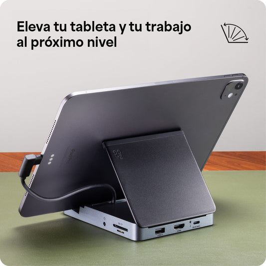 Hub adaptador ZAGG 6 puertos: HDMI, USB-C PD, USB-A, tarjetas SD/micro, audio jack