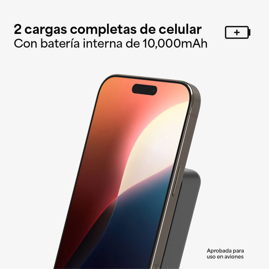 Batería portátil mophie powerstation inalámbrica Qi2 de 15W con batería de 10,000mAh