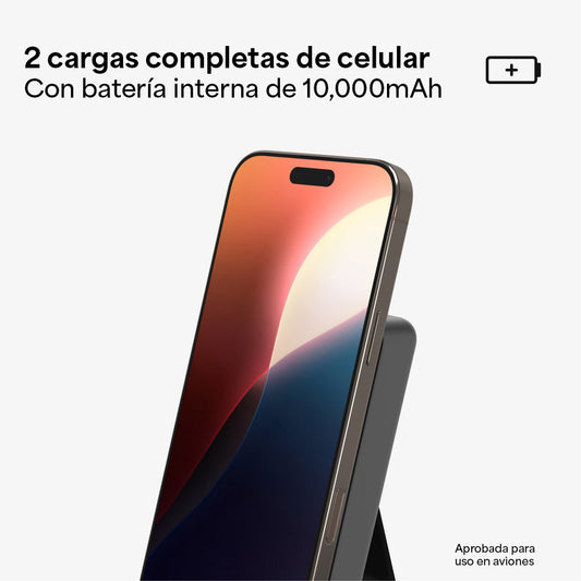 Batería portátil mophie inalámbrica con soporte Qi2 de 15W con batería 10,000mAh