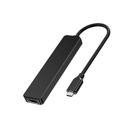 Adaptador Hub USB Tipo C 5 en 1 Choetech HDMI 4K PD 100W Laptop y Mac