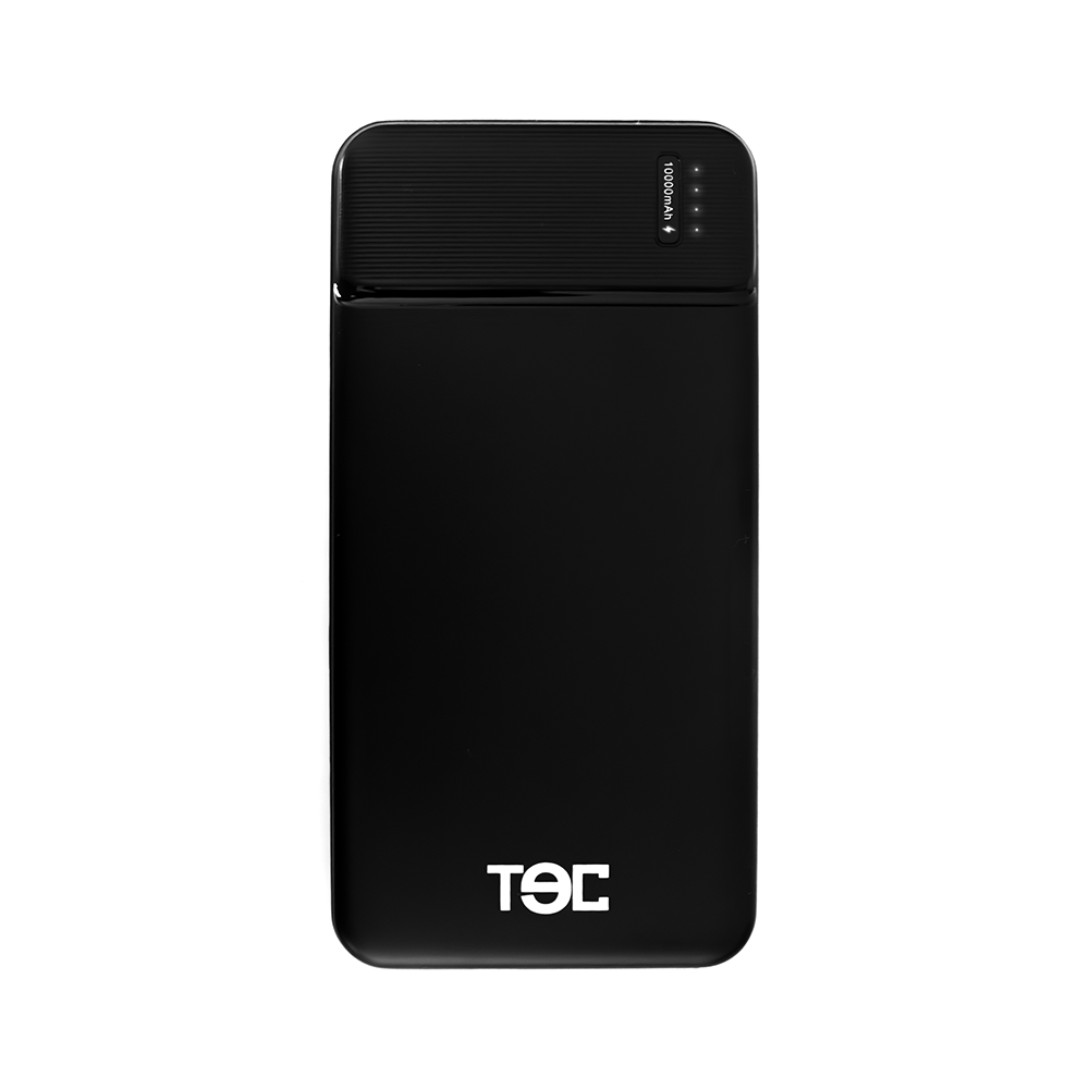 Powerbank PD de 10,000 mAh TECPOWER X10 Negro (2 USB-A y USB-C)