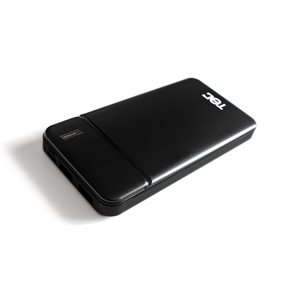 Powerbank PD de 10,000 mAh TECPOWER X10 Negro (2 USB-A y USB-C)