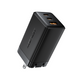 Cargador de Pared Acefast A144 GaN 65W – 3 Puertos (2 USB-C + 1 USB-A), Negro