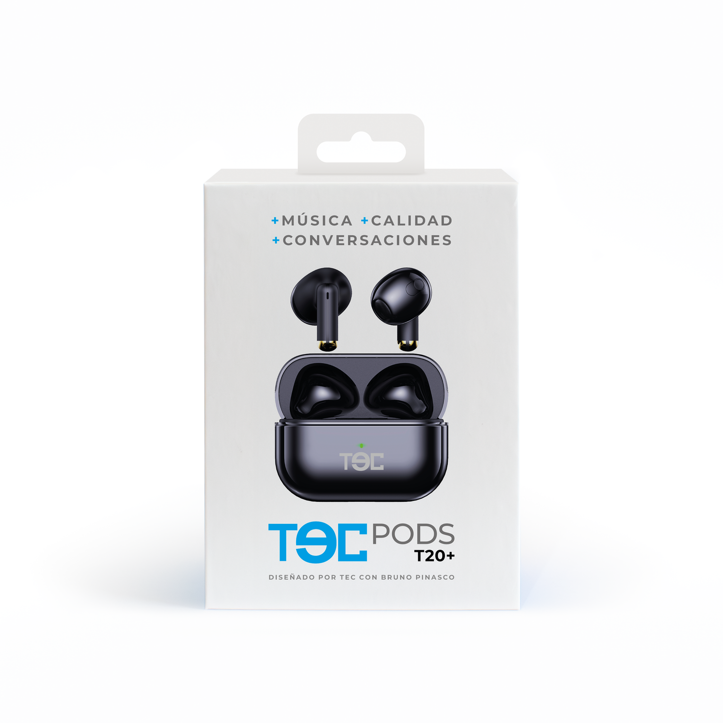 Audífonos Inalámbricos TECPODS T20 + Negro