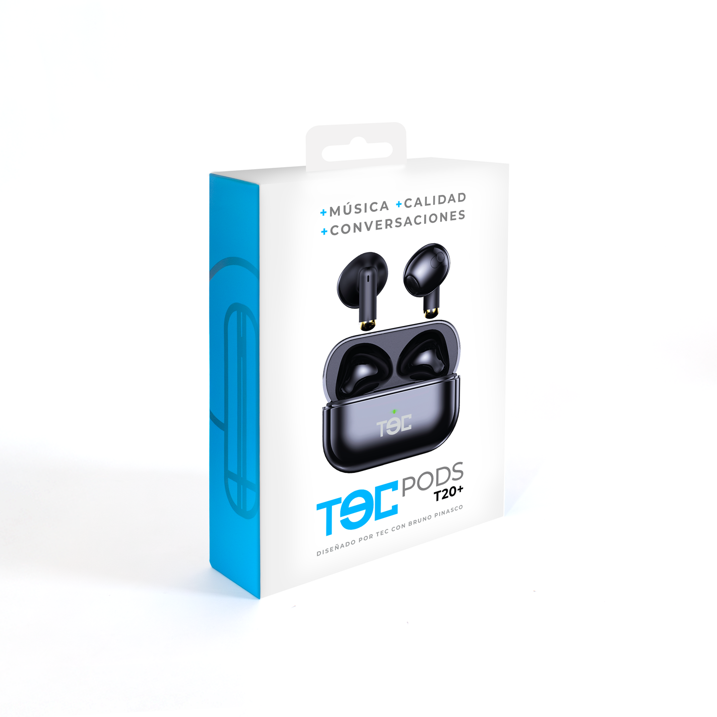 Audífonos Inalámbricos TECPODS T20 + Negro