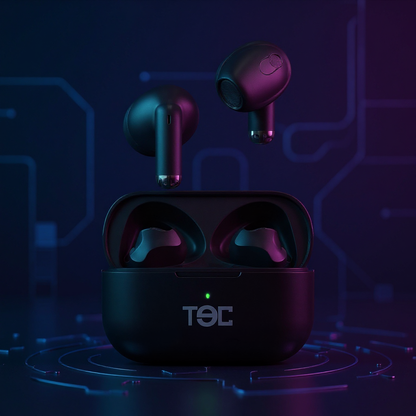 Audífonos Inalámbricos TECPODS T20 + Negro
