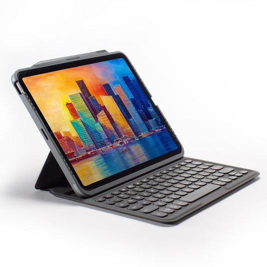 Teclado y Case ZAGG Pro Keys Retroiluminado paraiPad Air 11'' M2&M3, iPad Pro 11'' (1a, 2a, 3a y 4a Generación) y iPad Air 10.9'' (4a y 5a Generación)