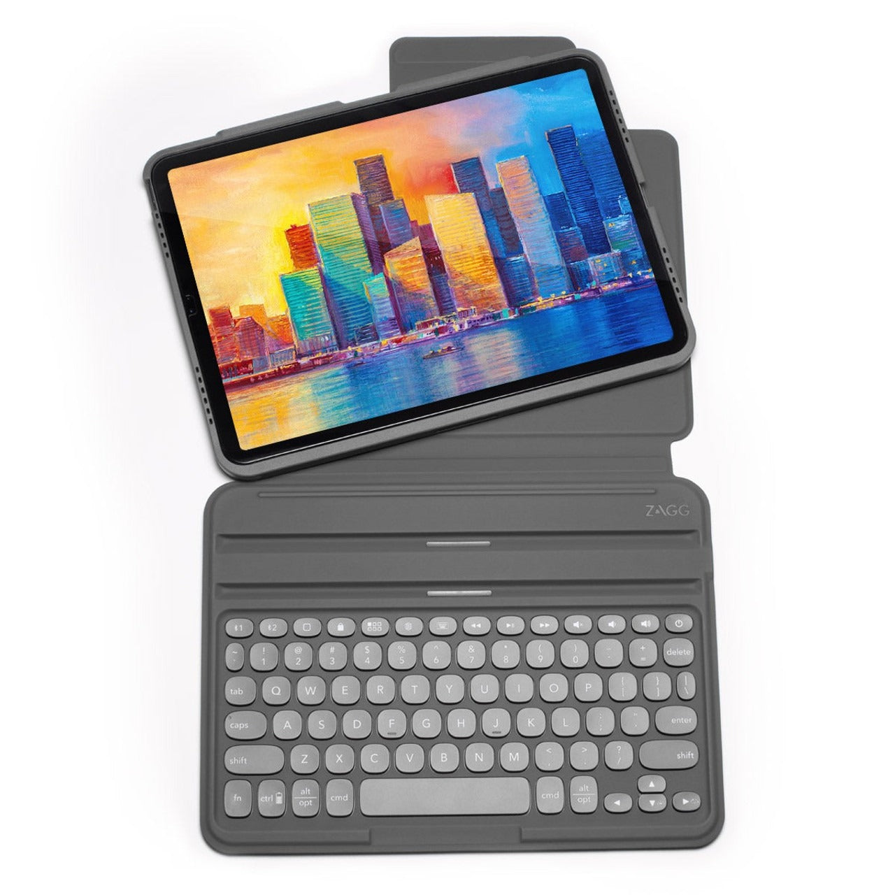 Teclado y Case ZAGG Pro Keys Retroiluminado paraiPad Air 11'' M2&M3, iPad Pro 11'' (1a, 2a, 3a y 4a Generación) y iPad Air 10.9'' (4a y 5a Generación)