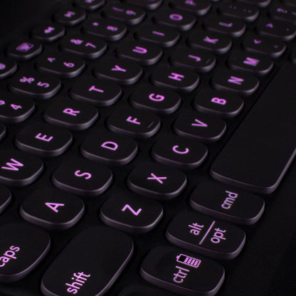 Teclado y Case ZAGG Pro Keys Retroiluminado paraiPad Air 11'' M2&M3, iPad Pro 11'' (1a, 2a, 3a y 4a Generación) y iPad Air 10.9'' (4a y 5a Generación)