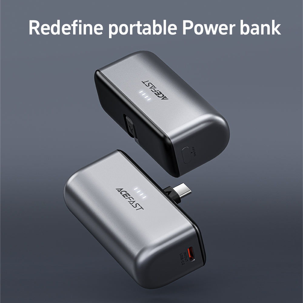 Cargador Portátil Acefast 5000mAh PD 20W Cápsula