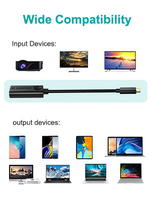 Adaptador USB-C a HDMI 4K 60Hz Choetech Thunderbolt 3 Laptop y Mac