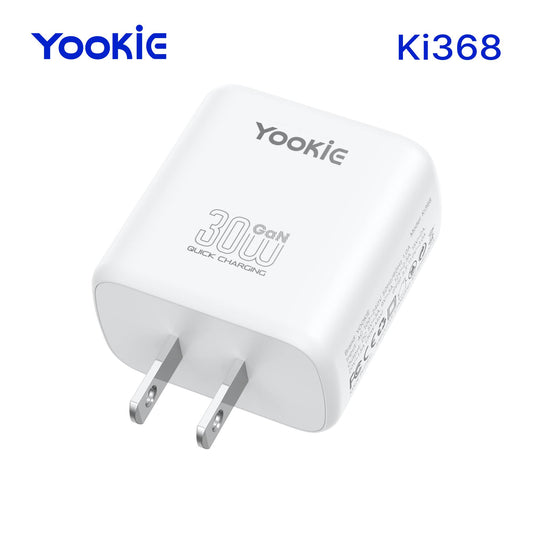 Cargador de Pared Yookie USB-C 30W carga rápida color Blanco