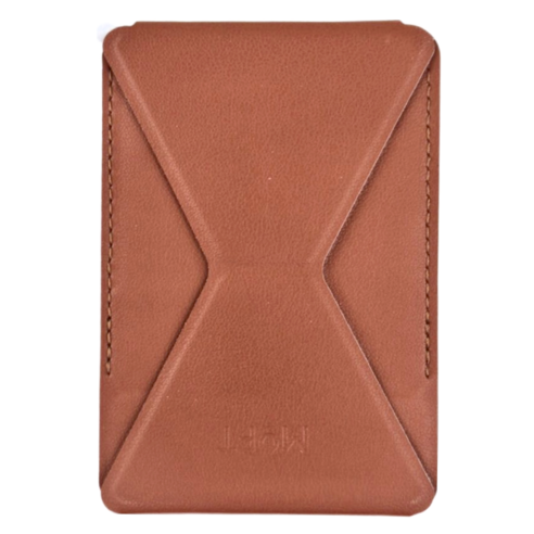 Soporte y billetera Moft para teléfono Marrón