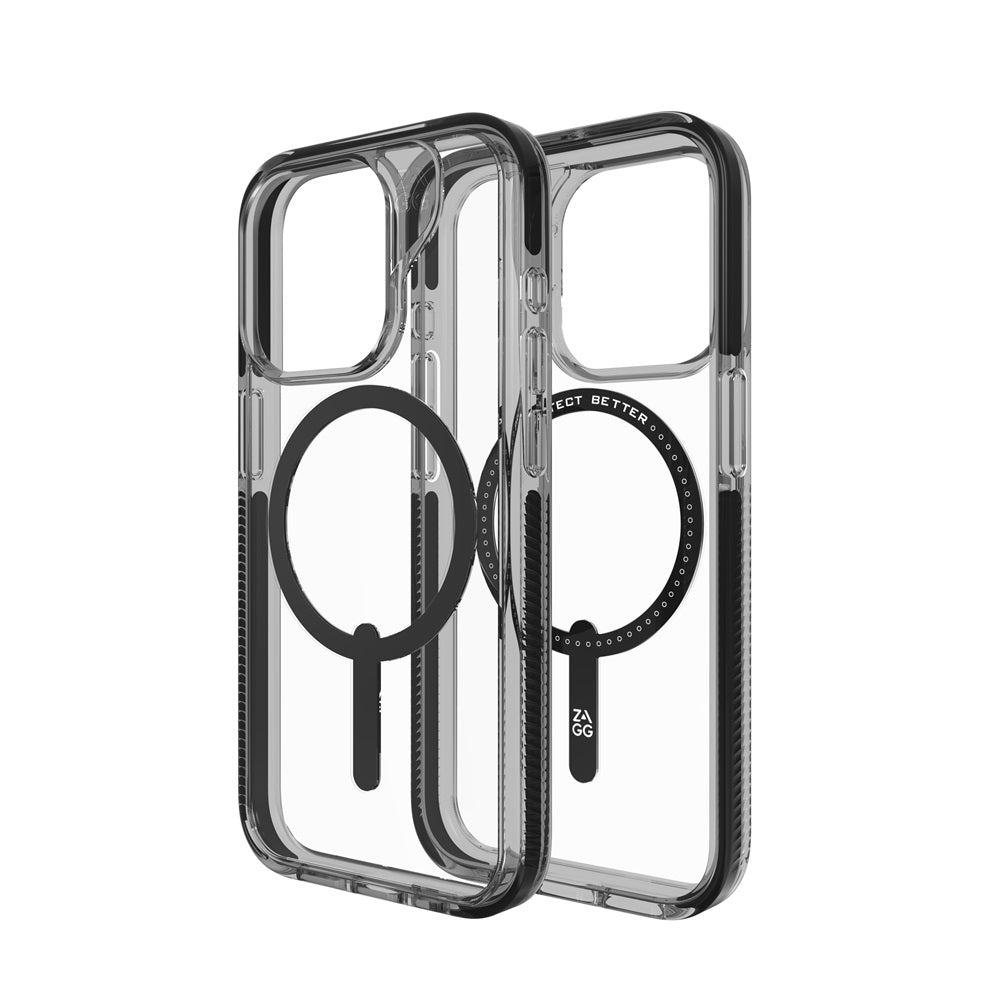 Case ZAGG Santa Cruz Snap para iPhone 15 Pro compatible con MagSafe- Negro