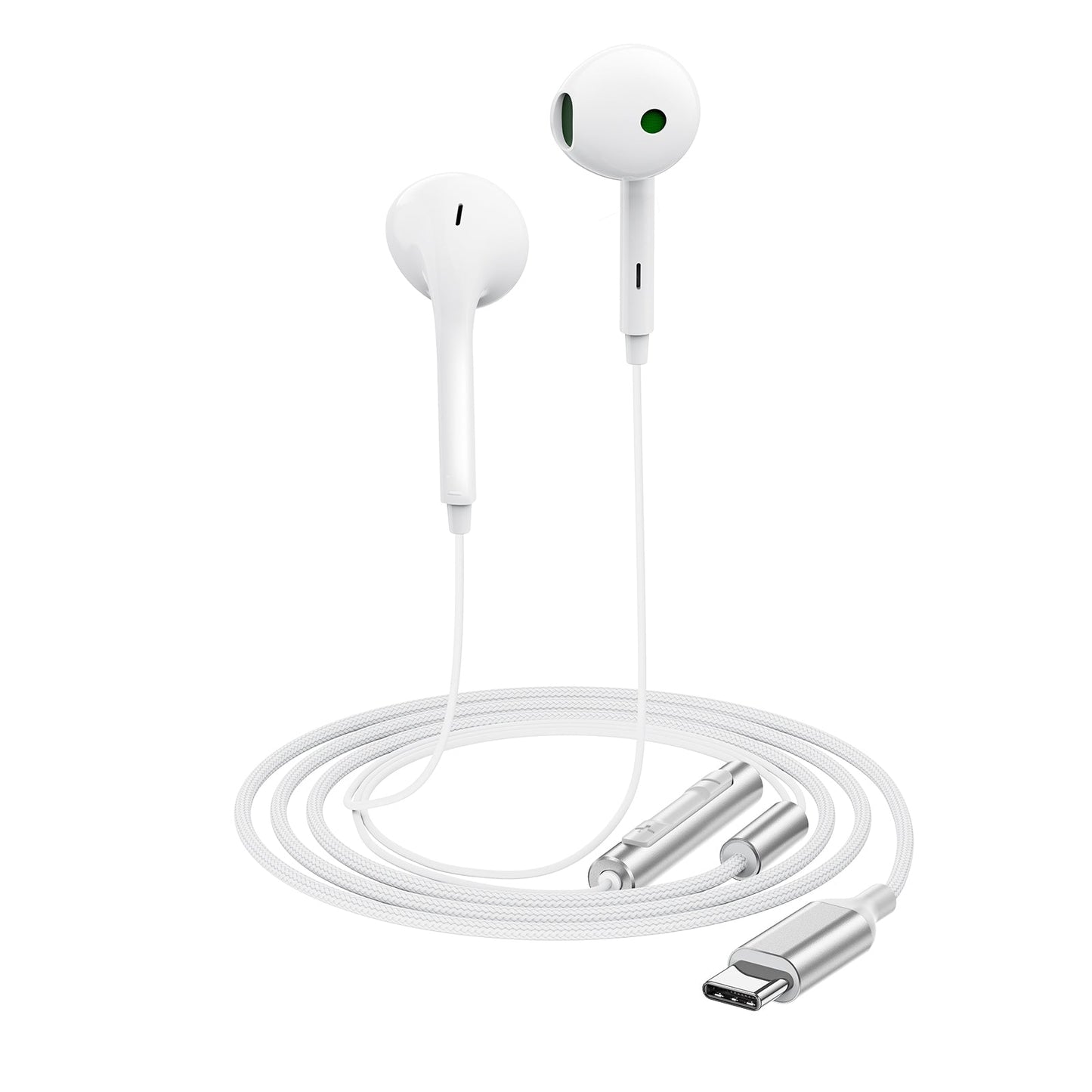 Audífonos Acefast USB-C Semi-Intraauriculares con Micrófono