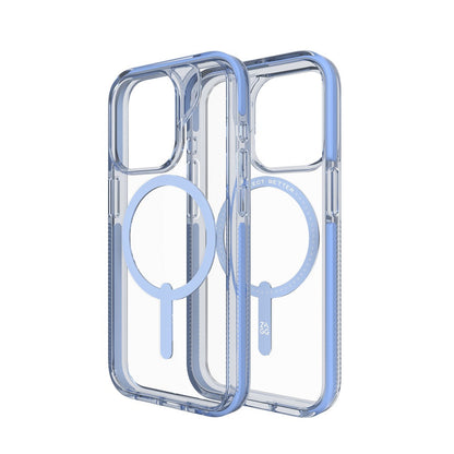 Case ZAGG Santa Cruz Snap para iPhone 15 Pro compatible con MagSafe - Azul