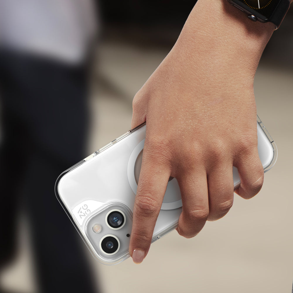Case ZAGG Crystal Palace Snap para iPhone 15 Plus / 14 Plus compatible con MagSafe - Transparente