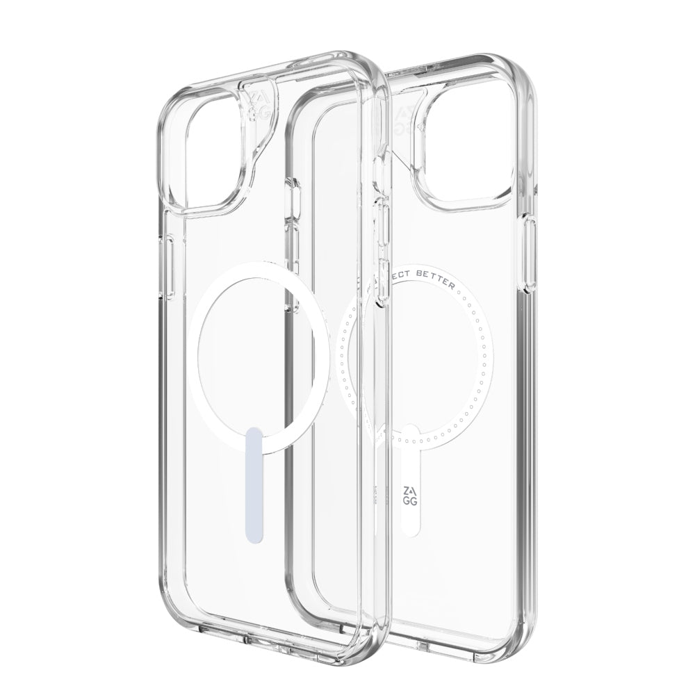 Case ZAGG Crystal Palace Snap para iPhone 15 Plus / 14 Plus compatible con MagSafe - Transparente