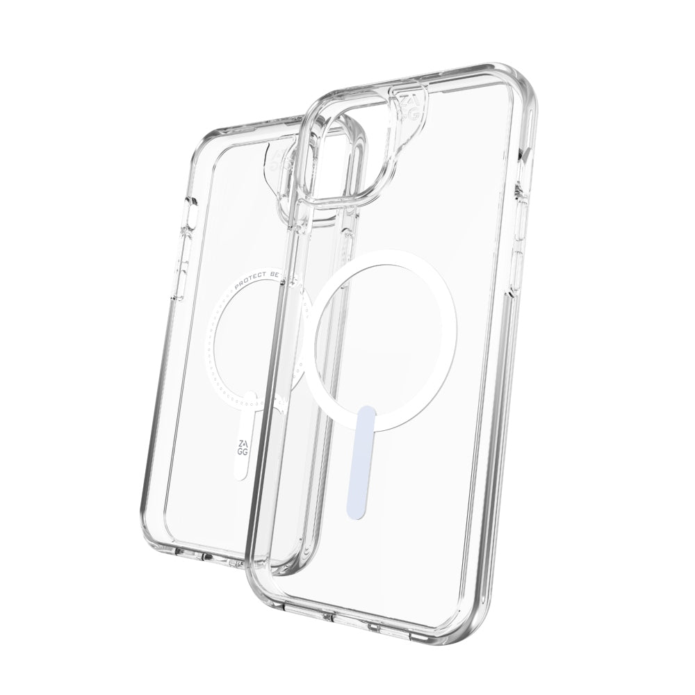 Case ZAGG Crystal Palace Snap para iPhone 15 Plus / 14 Plus compatible con MagSafe - Transparente