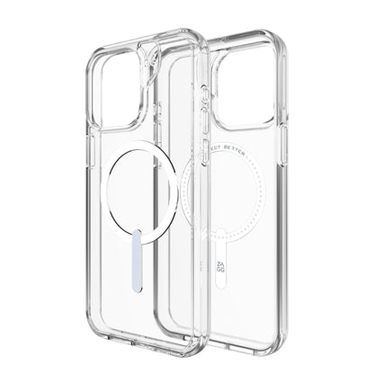 Case ZAGG Crystal para iPhone 15 Pro Max con Magsafe - Transparente