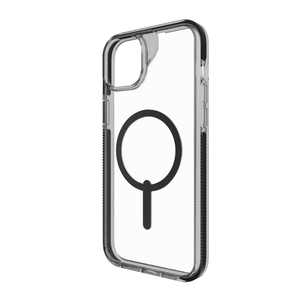 Case ZAGG Santa Cruz Snap para iPhone 15 Plus / 14 Plus compatible con MagSafe - Negro