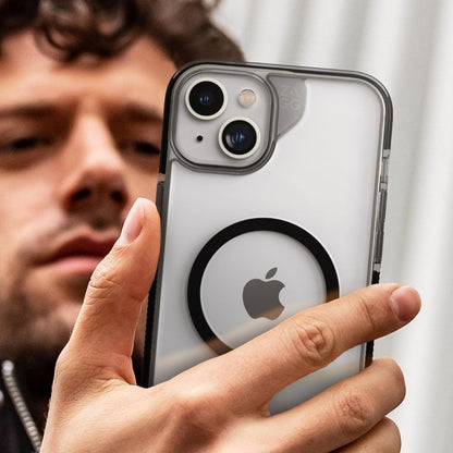 Case ZAGG Santa Cruz Snap para iPhone 15 Plus / 14 Plus compatible con MagSafe - Negro