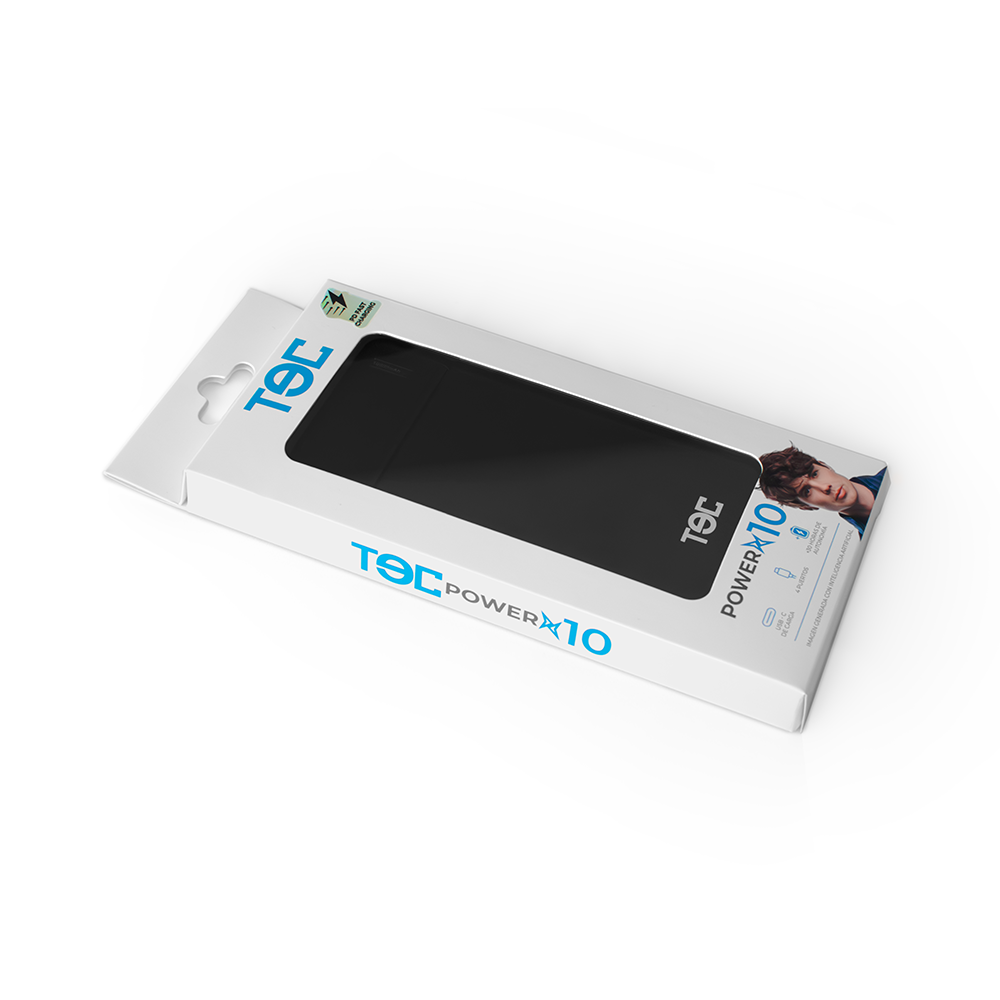 PowerBank PD de 10,000mAh Tec Power X10 Negro