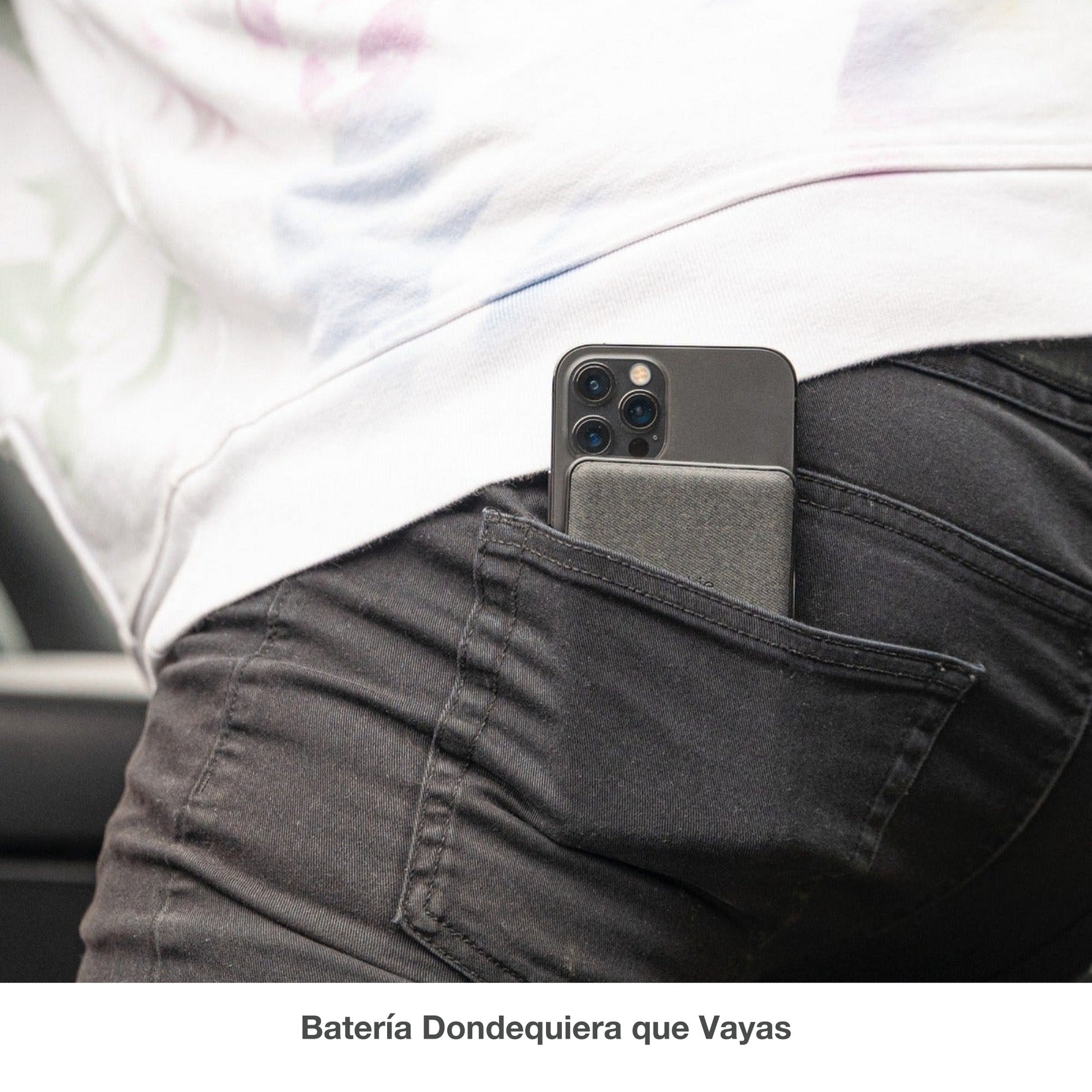 Powerbank inalámbrico mophie snap+ juice pack mini con MagSafe de 5,000mAh