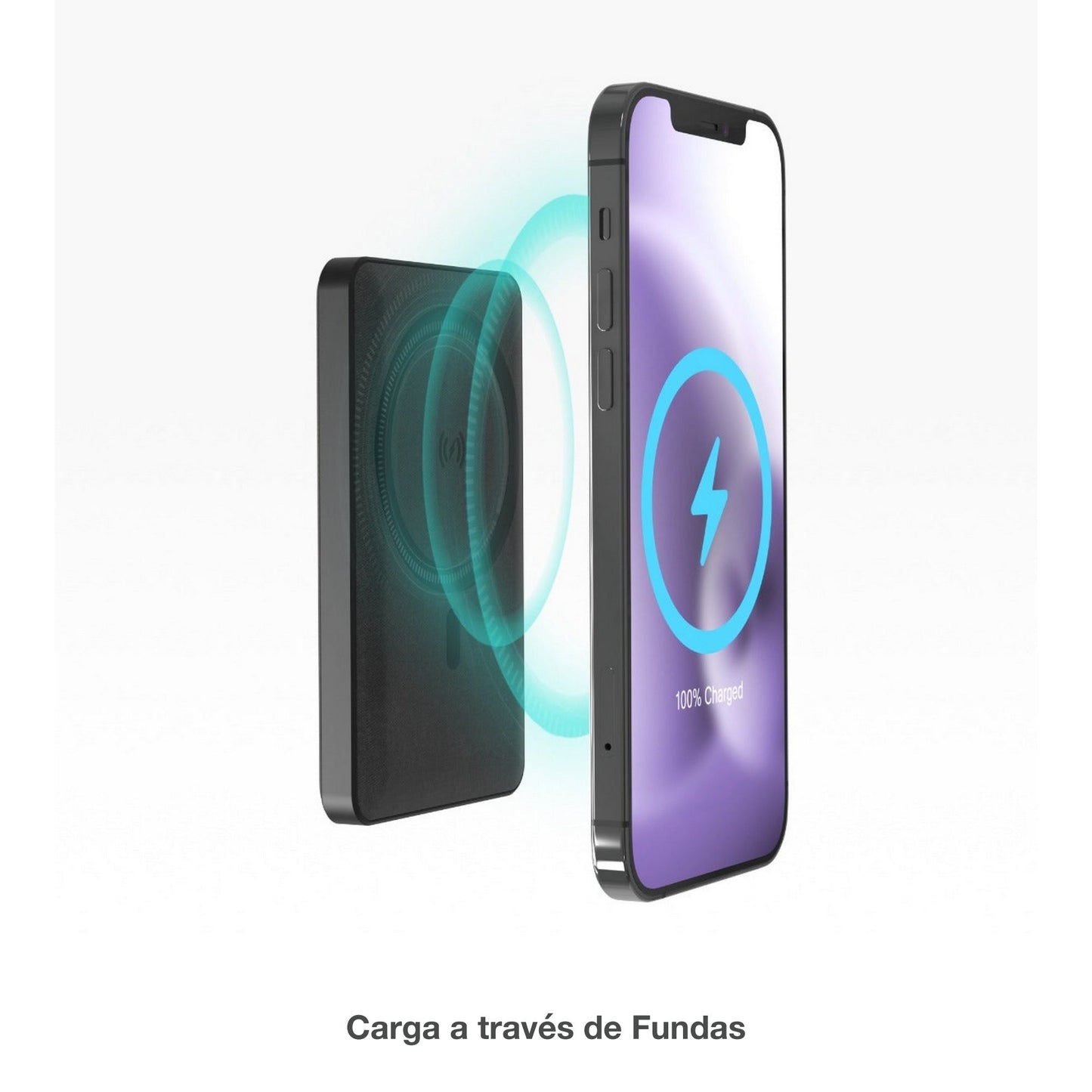 Powerbank inalámbrico mophie snap+ juice pack mini con MagSafe de 5,000mAh