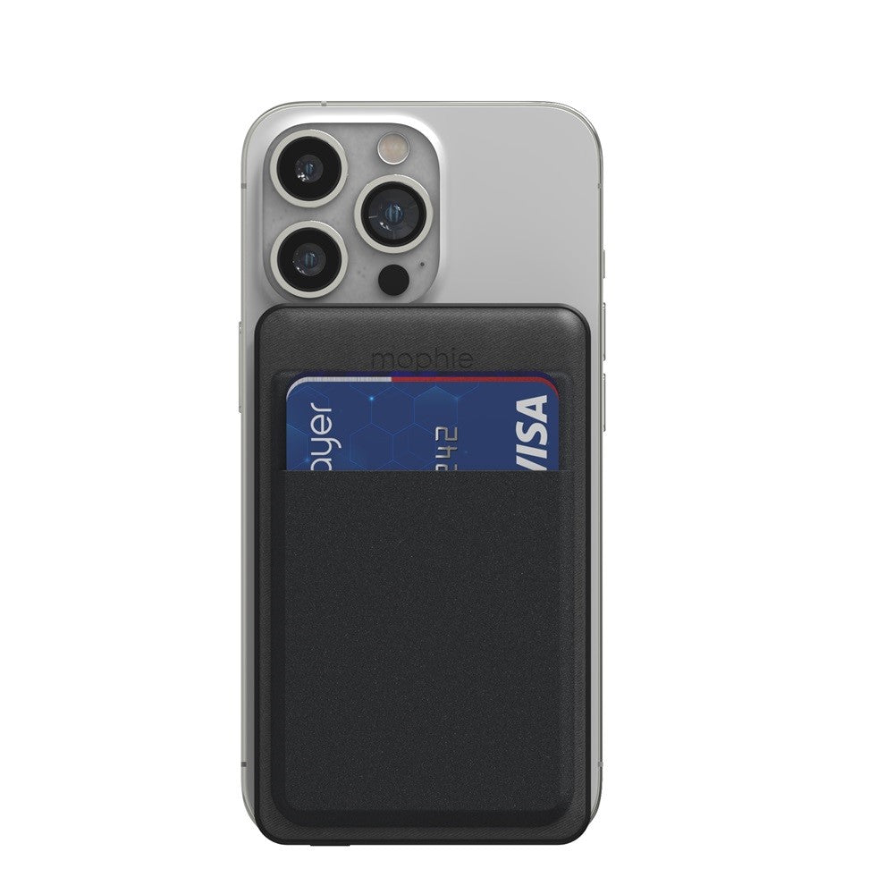 Powerbank inalámbrico con portadocumentos mophie snap+ juice pack mini compatible con MagSafe de 5,000mAh - Negro