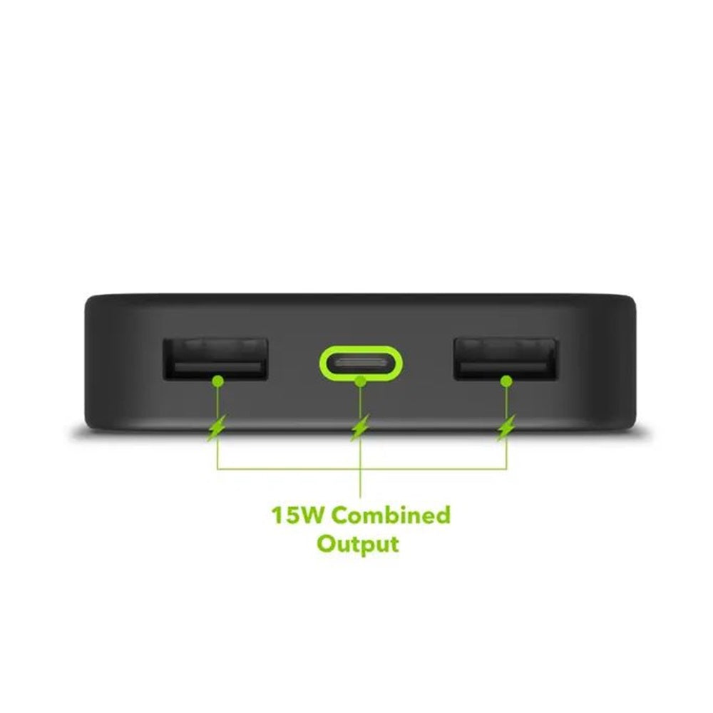 Powerbank de 10,000mAh mophie powerstation carga hasta 20W con 1 puerto USB-C PD y 2 puertos USB-A
