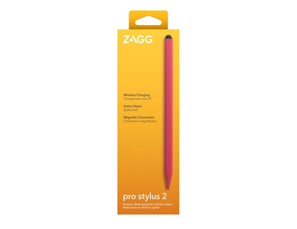 Lápiz Óptico Pro Stylus 2 Zagg para iPad con carga inalámbrica Color Rosa