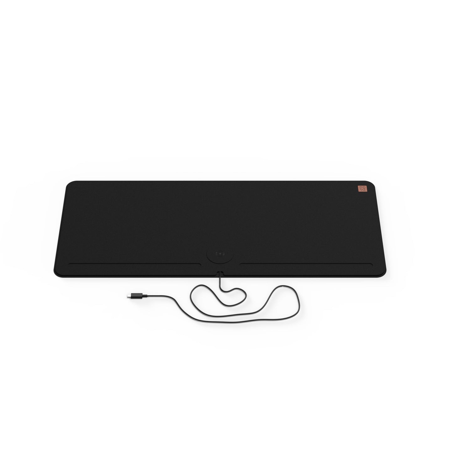 Mousepad Mat con Carga Inalámbrica - Negro