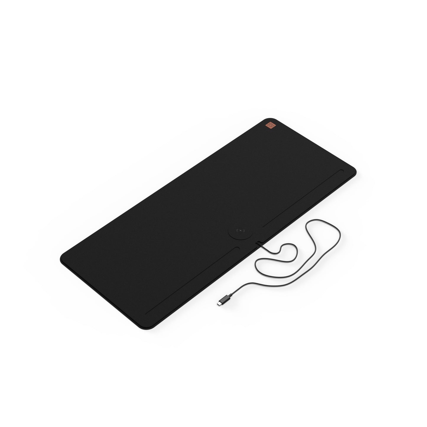 Mousepad Mat con Carga Inalámbrica - Negro