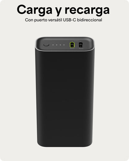 Batería Portátil Powerstation Universal 10k - Power Bank USB-C (Gen 3)
