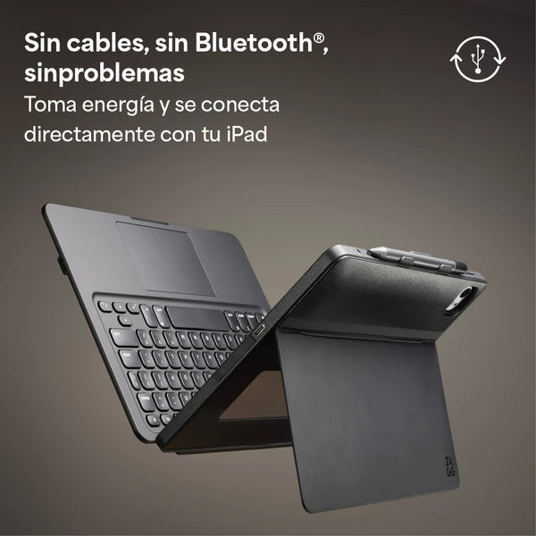 Teclado Pro Keys Connect con trackpad y funda para iPad Air 13'' (M4/M3/M2)