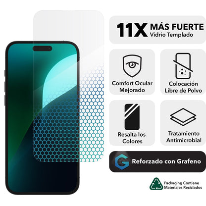 Protector de Pantalla ZAGG Glass XTR4 para iPhone 16 Plus/15 Plus - Transparente
