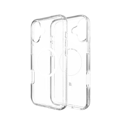 Case ZAGG Crystal Palace Snap para iPhone 16 Plus compatible con Magsafe - Transparente