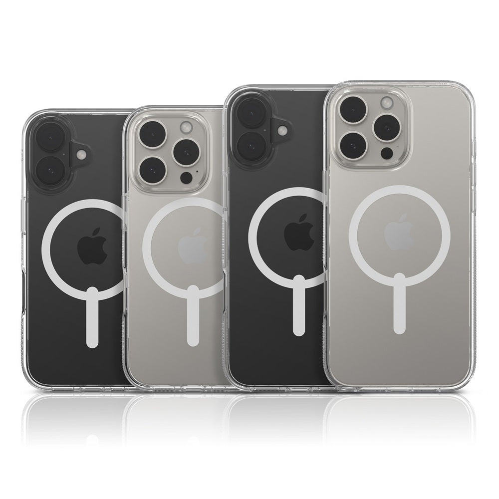 Case ZAGG Crystal Palace Snap para iPhone 16 Plus compatible con Magsafe - Transparente