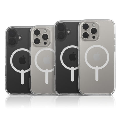 Case ZAGG Crystal Palace Snap para iPhone 16 Plus compatible con Magsafe - Transparente