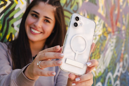 Case ZAGG Crystal Palace Snap para iPhone 16 Plus compatible con Magsafe - Transparente