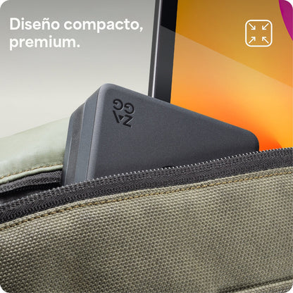 Hub adaptador ZAGG 4 puertos: USB-C PD, USB-C, USB-A, y HDMI