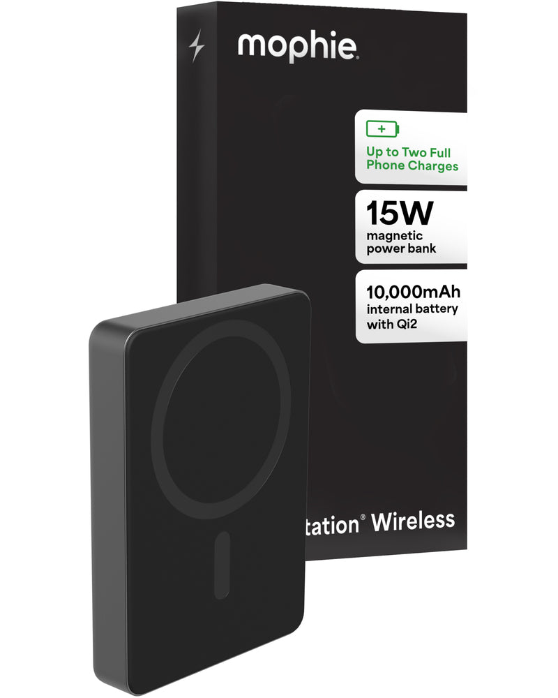 Batería portátil mophie powerstation inalámbrica Qi2 de 15W con batería de 10,000mAh