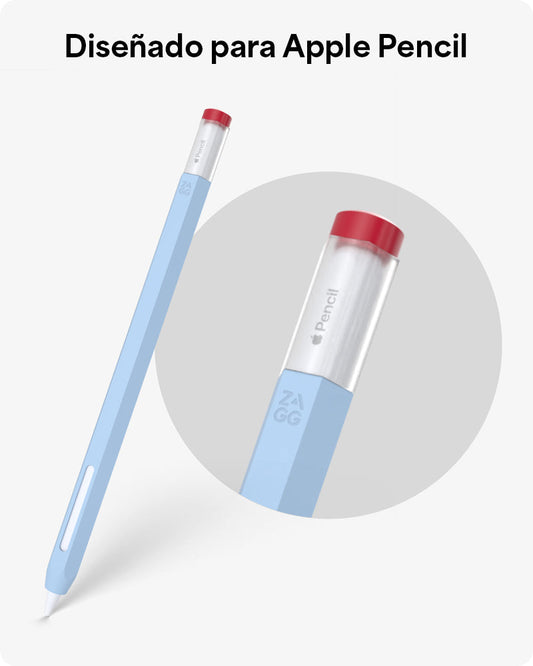 Funda de silicona ZAGG para Apple Pencil - Azul