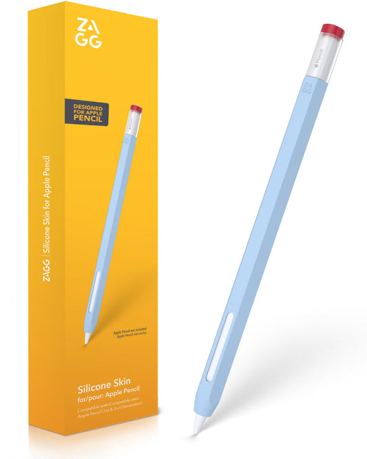 Funda de silicona ZAGG para Apple Pencil - Azul