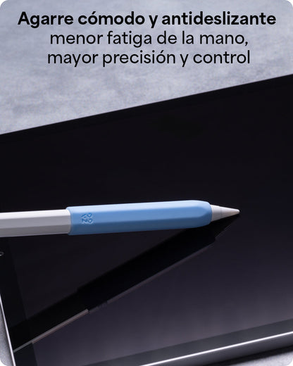 Grip de silicona ZAGG para Apple Pencil - set de 2 unidades color Azul/Gris