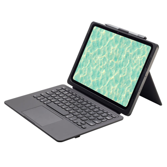 Teclado con funda con trackpad, soporte integrado para iPad A16/Gen10