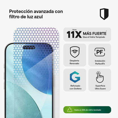 Protector de pantalla ZAGG iPhone 17 Glass XTR5