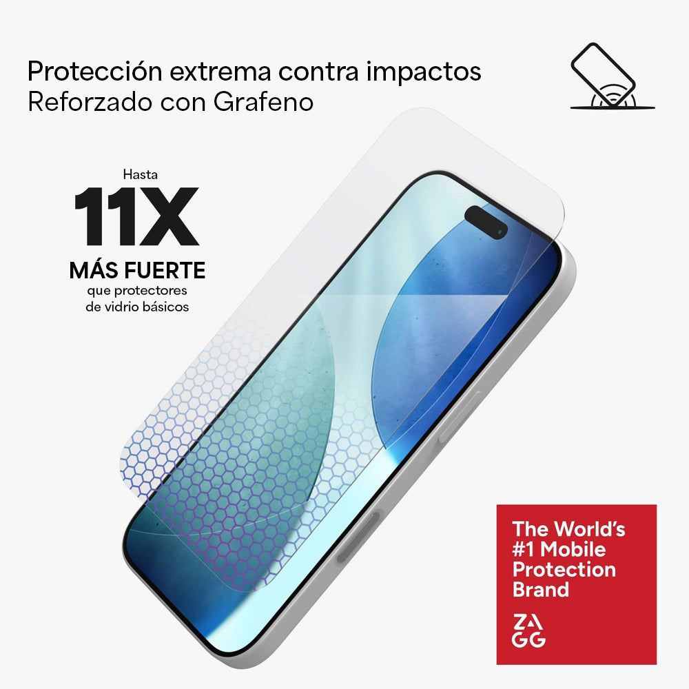 Protector de pantalla ZAGG iPhone 17 Glass XTR5