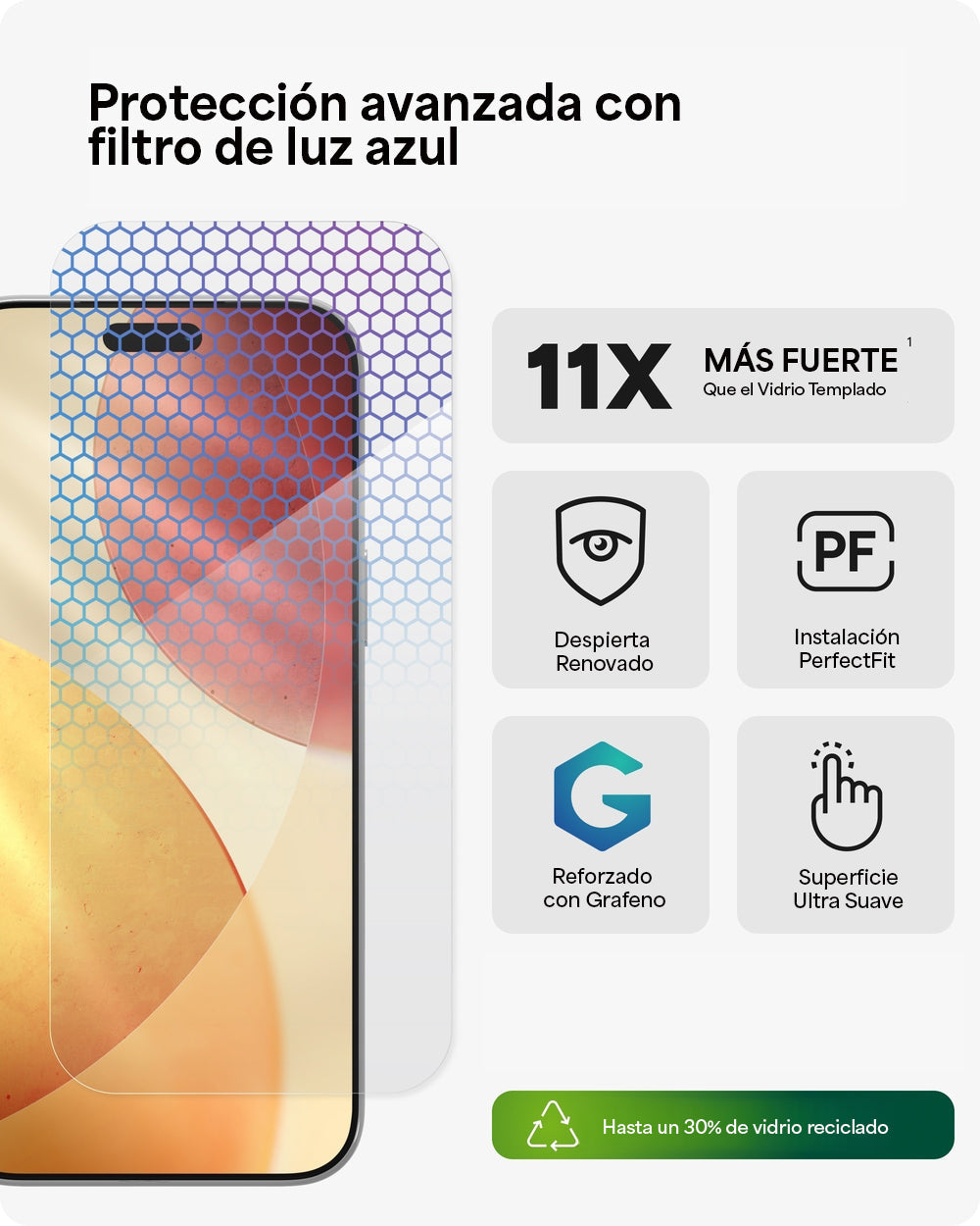 Protector de pantalla ZAGG iPhone 17 Pro Max Glass XTR5